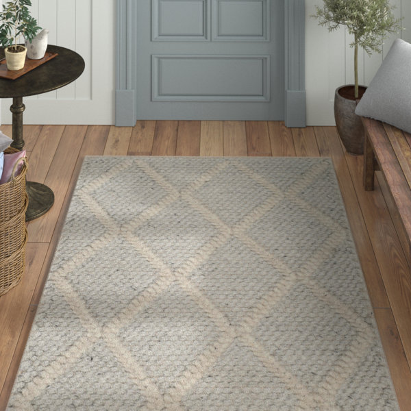Laurel Foundry Modern Farmhouse Billie Geometric Flatweave Silver/Ivory